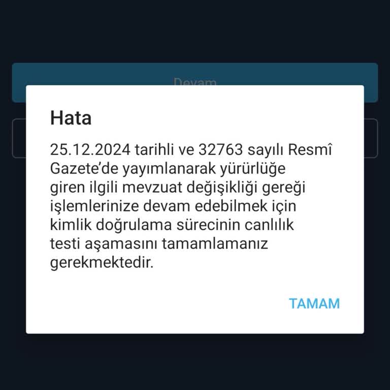 Kimlik Doğrulaması Sorunu Nedeniyle Para Çekemiyorum