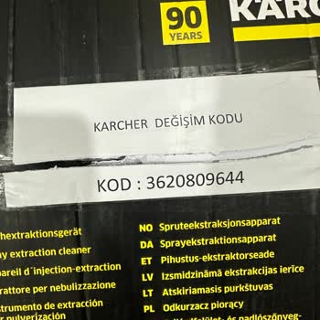 Karcher'dan Aldığım Ürün Hasarlı Ve Kullanılmış Geldi, Değişim Süreci De Hayal Kırıklığı Yarattı