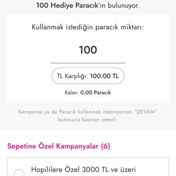 Boyner Hopi Kampanya İndirimleri Sepetime Yansımadı