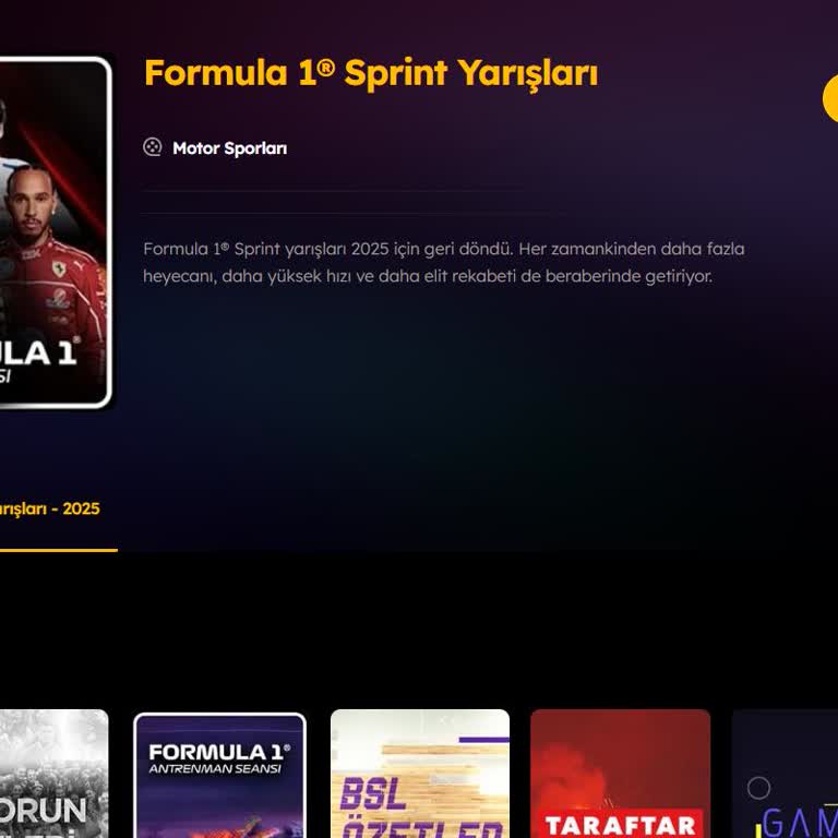 F1 Paketi Tekrar Yayınları Eksik Ve Müşteri Hizmeti Yok