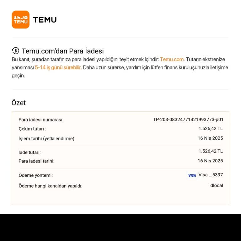 Para İadem Gerçekleştirilmiyor, Mağdur Edildim