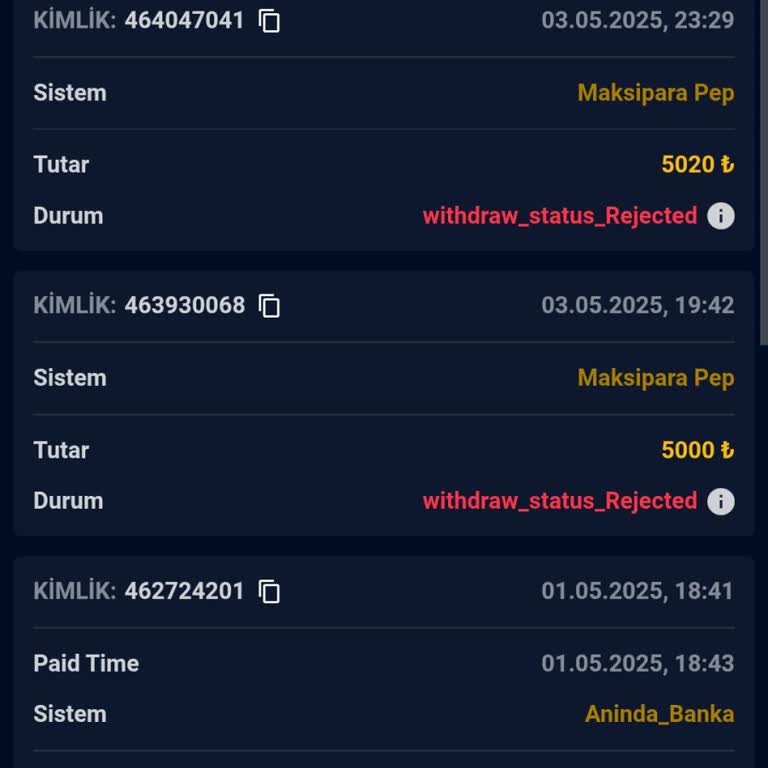 Bakiyem Sıfırlandı, Ödeme Yapılmıyor Ve Destek Engelliyor