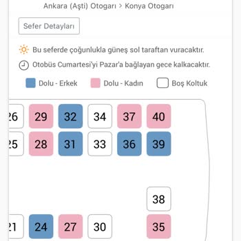 Koltuk Değişikliği Ve Kaba Muameleyle Karşılaştım