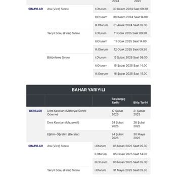 Çakışan Final Sınavları Nedeniyle Mağduriyet Yaşıyoruz