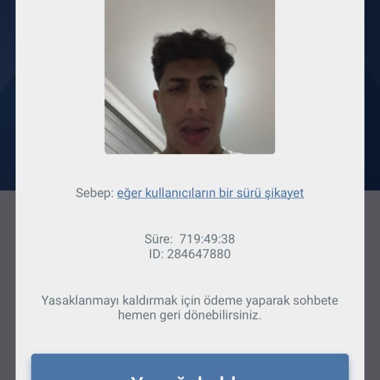 Haksız Ban Sorunu Nedeniyle Mağduriyet Yaşıyorum