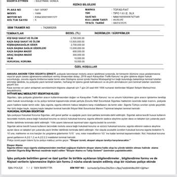 Bilgim Dışında Yapılan Ek Sigorta Poliçesinin İptalini Talep Ediyorum