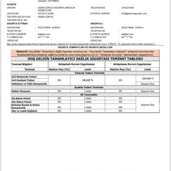 Bilgim Dışında Yapılan Ek Sigorta Poliçesinin İptalini Talep Ediyorum