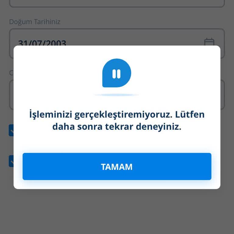 Denizbankta Hesap Açma Sürecinde Sürekli Engellerle Karşılaşıyorum
