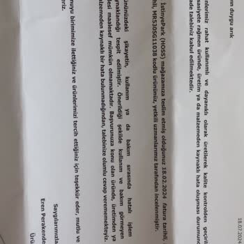 Yeni Alınan Ayakkabının Astarı Kısa Sürede Yırtıldı