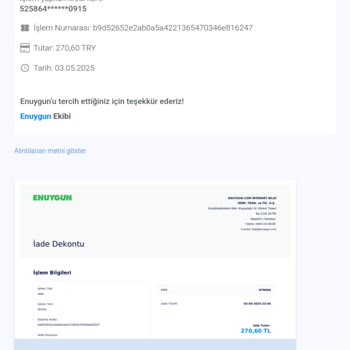 İade Güvencesine Rağmen Bilet Ücretimin Tamamı İade Edilmedi