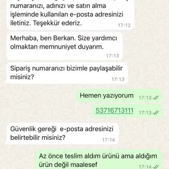 Yanlış Gönderilen Elbise Ve Hatalı İade Süreci İle Mağduriyet