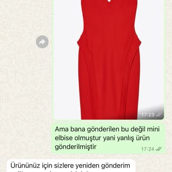 Yanlış Gönderilen Elbise Ve Hatalı İade Süreci İle Mağduriyet