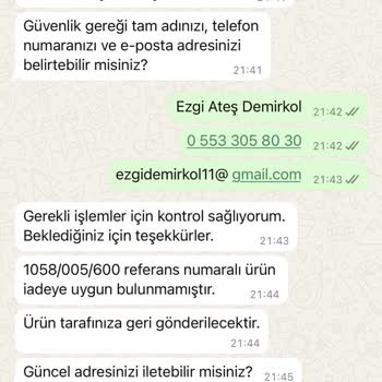 Yanlış Gönderilen Elbise Ve Hatalı İade Süreci İle Mağduriyet