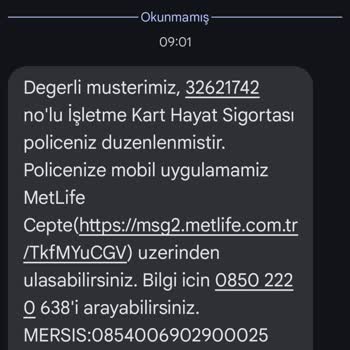 Bilgim Dışında Yapılan Sigorta Ve Ulaşılamayan Müşteri Hizmeti