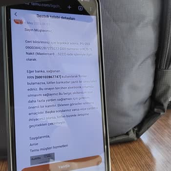 Temu'dan İade Edilmeyen Ücret Ve Uzayan Süreç