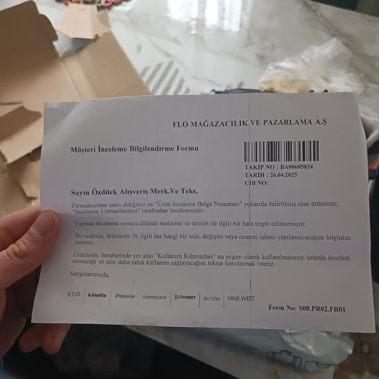 Lumberjack Ayakkabıda Erken Yıpranma Ve İnceleme Sonucuna İtiraz