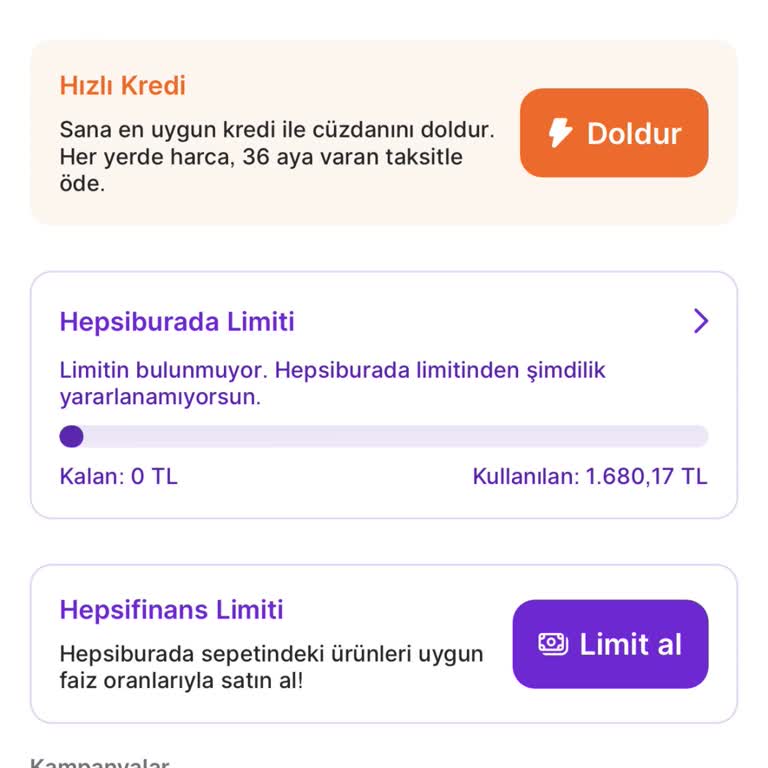 Hepsipay Limitimin Aniden Kapatılması Ve Uzun Süre Açılmaması