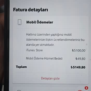 Vodafone Hattımdan Onaysız İşlem Ve Yüksek Fatura Mağduriyeti