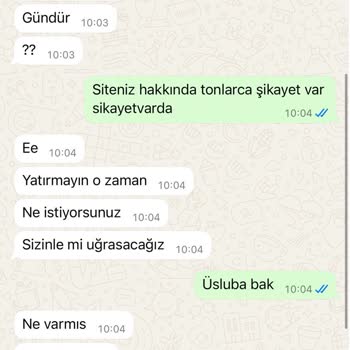 Kazancımı Çekemiyorum Ve Destekten Hakaret Görüyorum