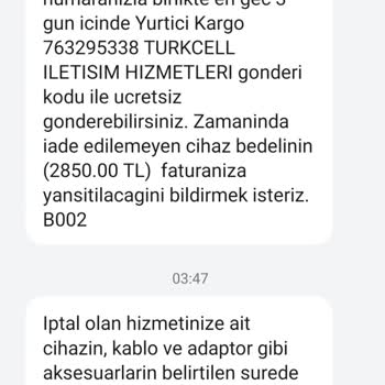 Cihazı Zamanında İade Ettim, Haksız Yere Fatura Kesileceği Söyleniyor