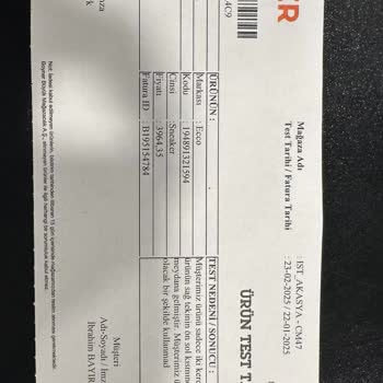 İki Kez Giyilen Ayakkabının Dikişi Patladı, İade Talebim Reddedildi