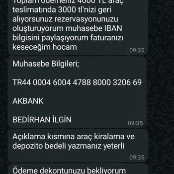 Araç Kiralama Sürecinde Ekstra Ücret Talebi Ve Para İadesi Sorunu