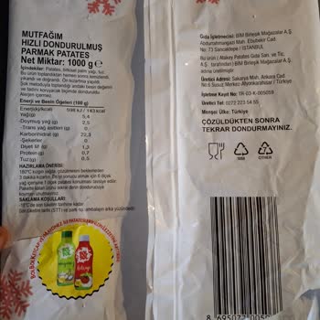 Mutfağım Patates'ten Yabancı Cisim Çıktı!