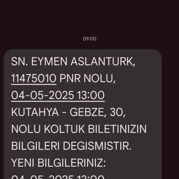 Koltuk Numaram İzinsiz Ve Gerekçesiz Değiştirildi