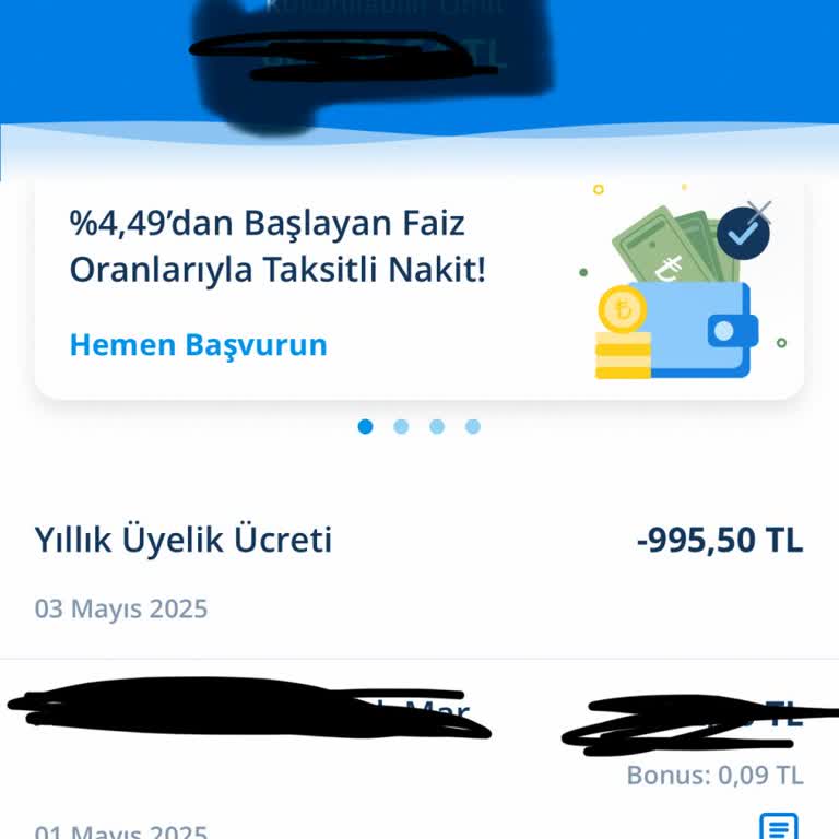 Yüksek Kredi Kartı Aidatı İadesi Talebim Var