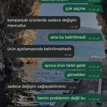 Sipariş Ettiğim Pantolon Farklı Renkte Geldi İade Kabul Edilmiyor