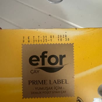 Efor Demlik Poşet Çaylarda Kalite Sorunu Ve Kullanım Memnuniyetsizliği