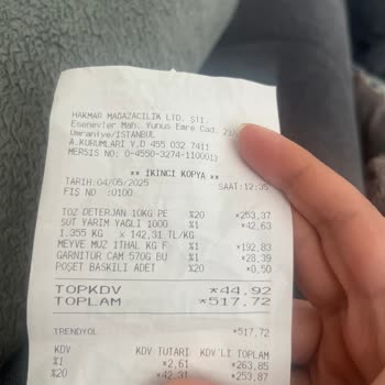 Eksik Gelen Deterjan Ve Hizmet Bedeli Mağduriyeti