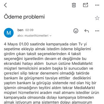 Media Markt Gece İndirimi Sırasında Hesabım Askıya Alındı, TV Alamıyorum