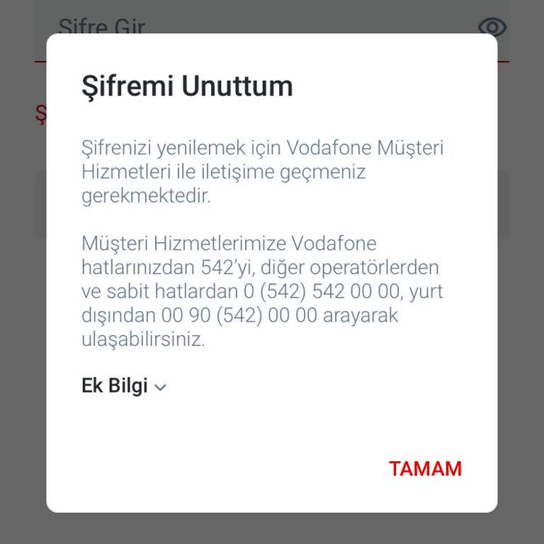 Vodafone Güvenli Depo Şifre Sorunu Çözülemiyor, Destek Yetersiz