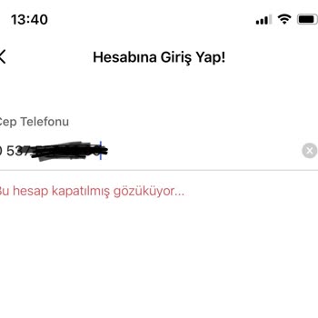 Hesabım Bilgilendirme Yapılmadan Kapatıldı, Mağdur Oldum