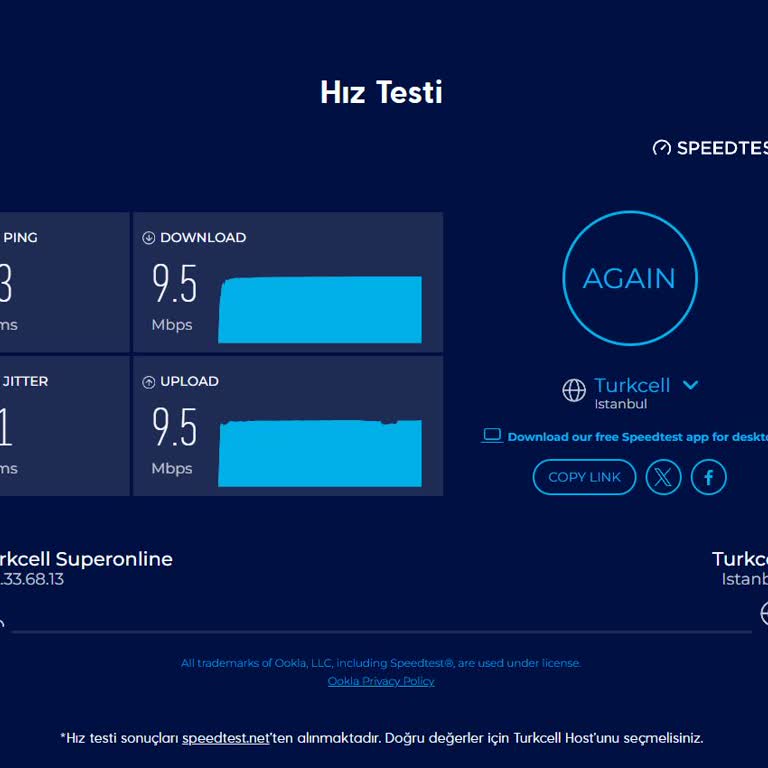 500 Mbps İnternet Hızı 10 Gündür 9,5 Mbps, Sorun Çözülemiyor!