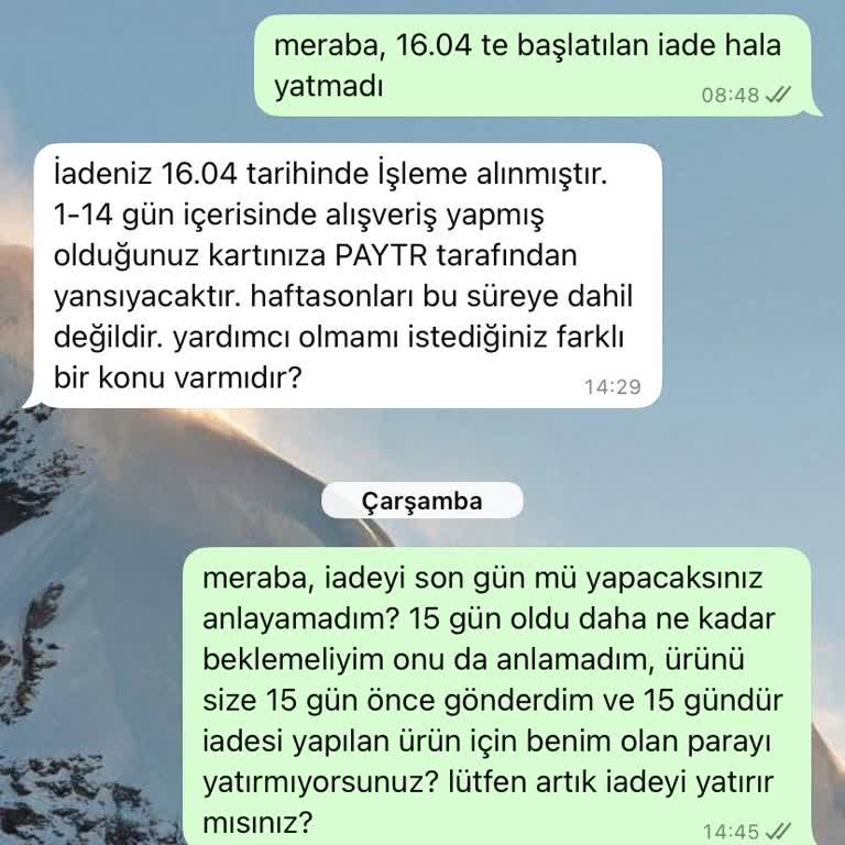 İade Ödemesi 20 Gündür Yapılmıyor Sürekli Oyalıyorlar