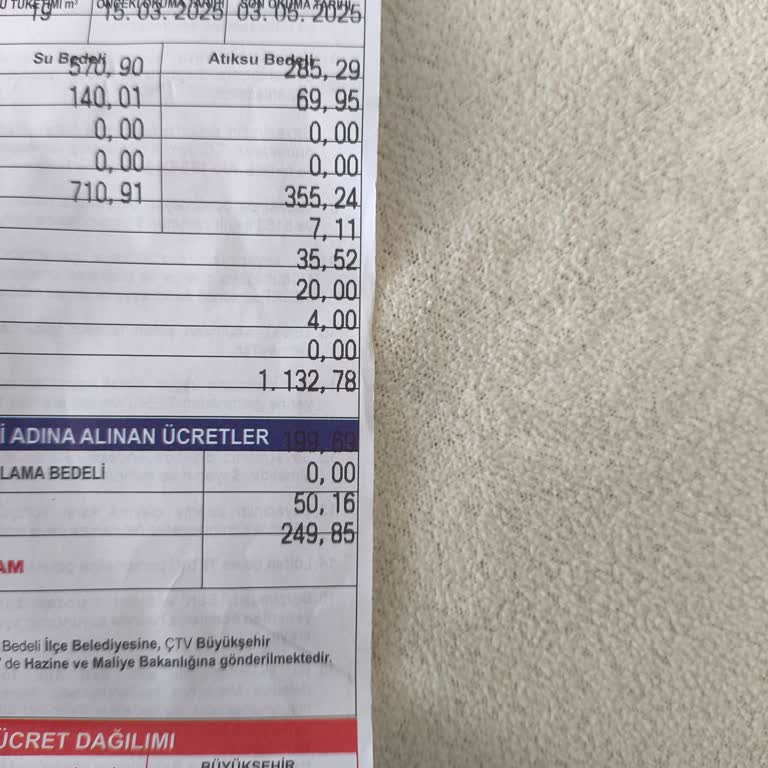 Su Faturasında Geç Sayaç Okuma Mağduriyeti