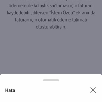 Vodafone Pay'de Kayıtlı Faturalara Erişim Sorunu Çözülmüyor