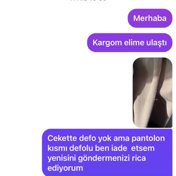İade Sonrası Ceket Takımım Hâlâ Teslim Edilmedi Ve Geri Dönüş Yapılmıyor