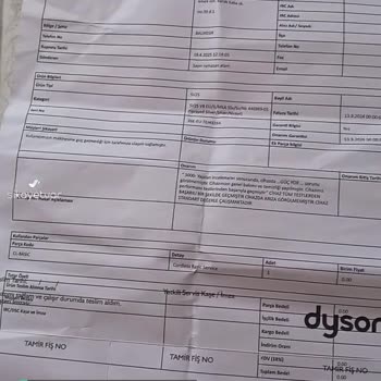 Dyson Çalışmıyor, Servise Gitti, Gönderdiğim Gibi Geri Geldi!
