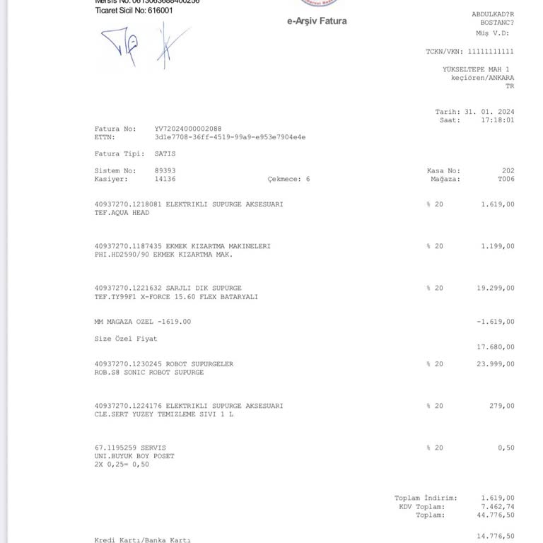 Kullanım Kılavuzuna Rağmen Süpürge Başlıkları Bozuldu, Garanti Kapsamı Dışında Bırakıldı