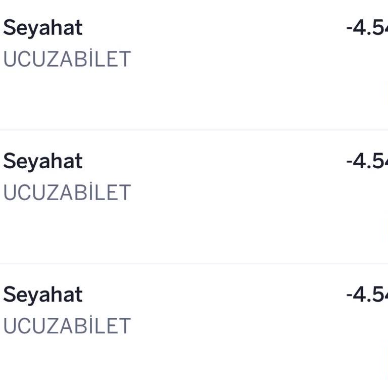 Bilet Alımında Hatalı Çekim Ve İade Sorunu Yaşadım