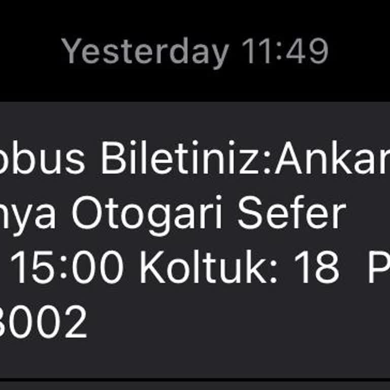 Online Seçtiğim Koltuk Yerine Farklı Koltuk Verilmesi Mağduriyet Yarattı