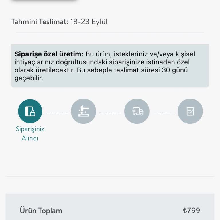 Vivense TV Sehpası Siparişimde Teslimat Süresi Mağduriyeti