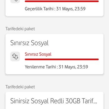 Sınırsız Sosyal Medya Paketi Kotamı Haksızca Tüketiyor