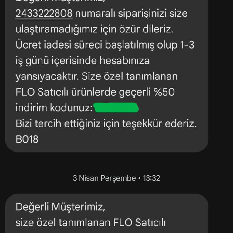 FLO İndirim Kodu Hataları Ve Yanıltıcı Bilgilendirme Mağduriyeti