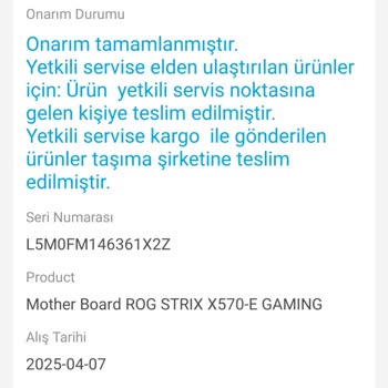 Servis Sürecinde Bilgilendirme Eksikliği Ve Hatalı Kayıt Nedeniyle Mağduriyet