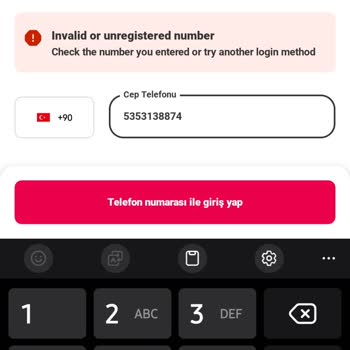 Giriş Sorunu Ve Müşteri Hizmetlerine Ulaşamama