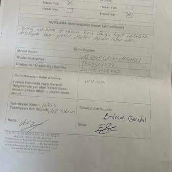 Kırık Ve Hasarlı Bulaşık Makinesi Teslimatı Sonrası İlgisiz Satıcı